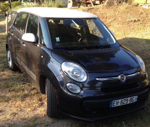 Fiat. Four door and not the compact car we reserved. If we had known what we would be getting ourselves into we would have insisted on a smaller one!